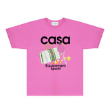 Casablanca T Shirts Fashion Print Street