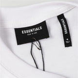 Fog Essentials T Shirts Spring/Summer FOG Letter Pattern Crew Neck Short Sleeves