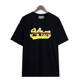 Denim Tears T Shirts Kapok Vintage Portrait Oil Painting Print Loose-Fitting Casual round-Neck Short Sleeve T-shirt