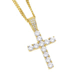 Jewelry Claw Set Zircon Cross Pendant Rock Necklace Jesus Pieces Spectrum St. Valentine's