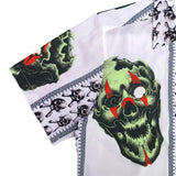 GUILTYPARTIES TIGER Shirts STUDIO Tattooed Skull, Short Sleeve Shirt