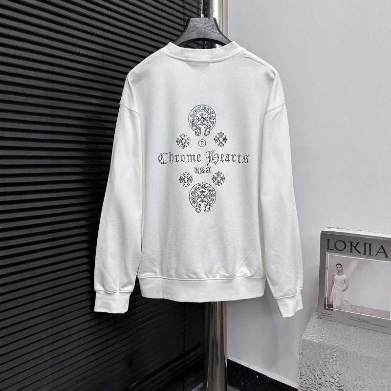 Chrome Hearts Sweatshirt Autumn/Winter Crew Neck Sweater