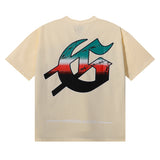 Godspeed T Shirts Helicopter Printing Cotton Casual Short Sleeves Men and Women