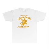 Rhude T Shirts Printed Trendy Pure Cotton