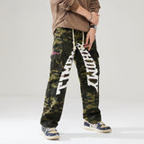 Cargo Pants Retro Camouflage Workwear Casual