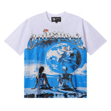 Godspeed t Shirts Tech Man Earth Printing Cotton Casual Short Sleeves Men and Women