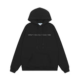 OFF WHITE Hoodie Trendy Street Style Personalized Cotton