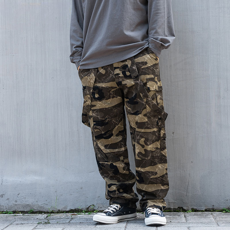 Cargo Pants Leisure Loose Japanese Style Camouflage Pants