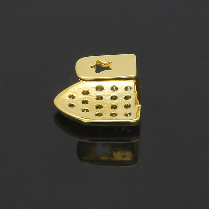 Grillz Diamond Gold Braces Zircon Single Spectrum