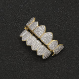 Grillz Electroplating Small Fangs Microinlaid Zircon Vampire teeth Royalty Spectrum