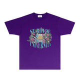 Rhude T Shirts Printed Trendy Pure Cotton
