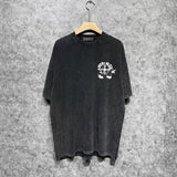 Amiri washed t-shirt note fan short sleeve
