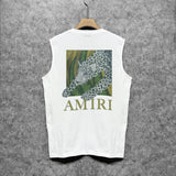 Amiri tank top black panther print