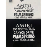 Amiri T Shirts Fashion Print Couple High Street