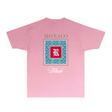 Rhude T Shirts Printed Trendy Pure Cotton