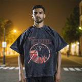 Men Vintage T Shirt Short Sleeve T-Shirt Men's and Women's
