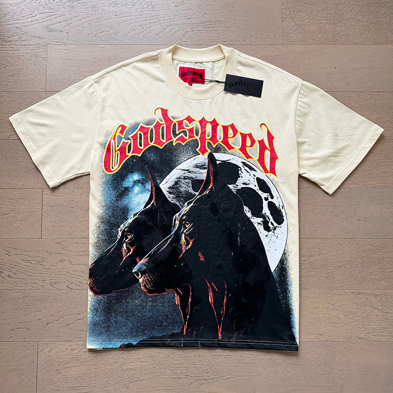 Godspeed T-Shirt Retro Fantasy Pattern