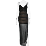 Women Dress Summer Sexy Voile Dress