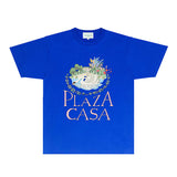 Casablanca T Shirts Fashion Print Street