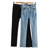 Women Jeans Slimming Stretch Flared Pants