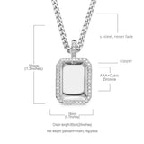 Jewelry hiphop cube pendant ins trendy cool hip hop men and women Spectrum St. Valentine's Royalty