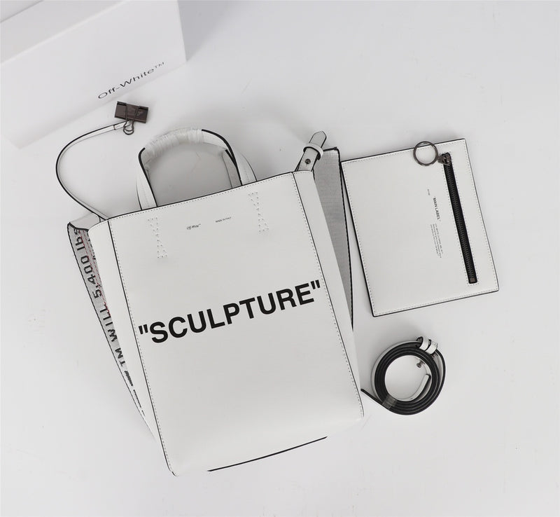 Off White Bag Casual Outdoor Convenient Tote Bag