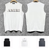 Amiri tank top fur printing