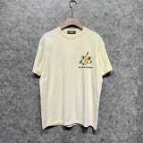 Amiri t shirts hollywood eagle printing short sleeve