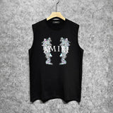 Amiri tank top double dragon print
