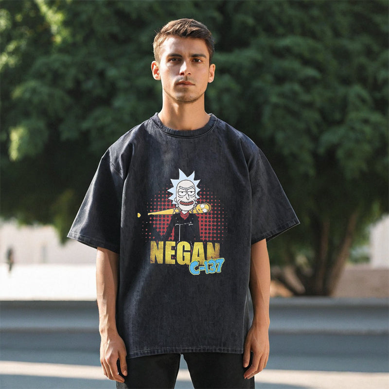 Mens Vintage T Shirt Short Sleeve T-Shirt Men's and Women's