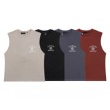 Fog Essentials tank spring/summer letter round neck pullover casual vest