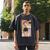 Mens Vintage T Shirt Vintage Washed Old