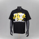 Synaworld T Shirts central cee letter print casual loose T-shirt