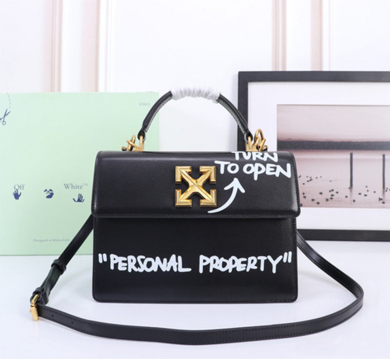 Off White Bag Casual Outdoor Convenient Tote Bag