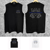 Amiri tank top splash ink large simple logo printing