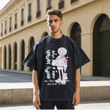 Mens Vintage T Shirt Short Sleeve T-Shirt Men's and Women's