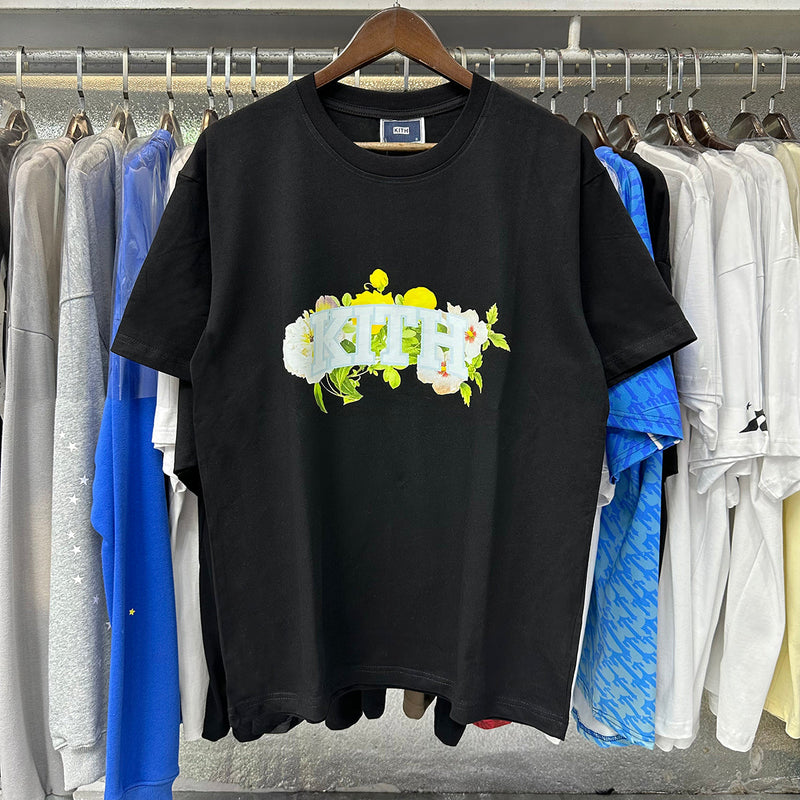 Kith T-Shirt Yellow Floral Print Tee
