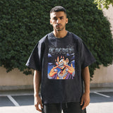 Mens Vintage T Shirt Short Sleeve T-Shirt Men