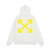 OFF WHITE Hoodie Trendy Street Style Personalized Cotton