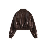 Unisex Pu Jacket Hot Girl PU Leather Jacket Motorcycle