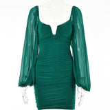 Women Dress Sexy Hot Girl Temperament Voile Dress