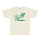 Casablanca T Shirts Fashion Print Street