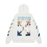 OFF WHITE Hoodie Trendy Street Style Personalized Cotton