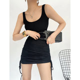 Women Dresses Backless Sling Dress