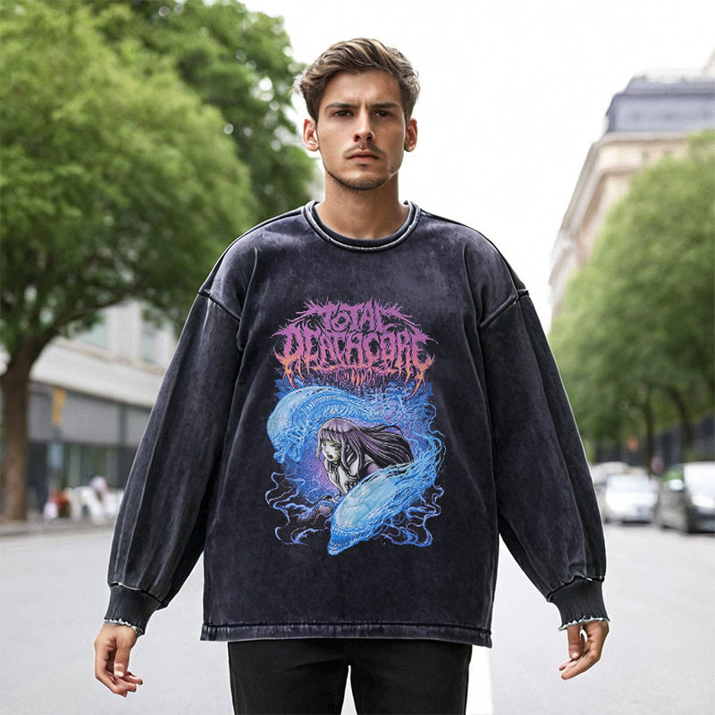 Mens Vintage Long Sleeve Shirt