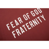 Fog Essentials T Shirts Autumn/Winter FOG Letter Crew Neck Short Sleeves