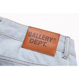 Gallery Dept Jeans Splicing Contrast Color Casual Denim Trousers