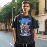 Mens Vintage T Shirt Short Sleeve T-Shirt Men's and Women's