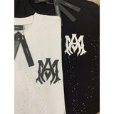 Amiri T Shirts Fashion Print Couple High Street