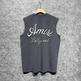 Amiri tank top letter padded printing